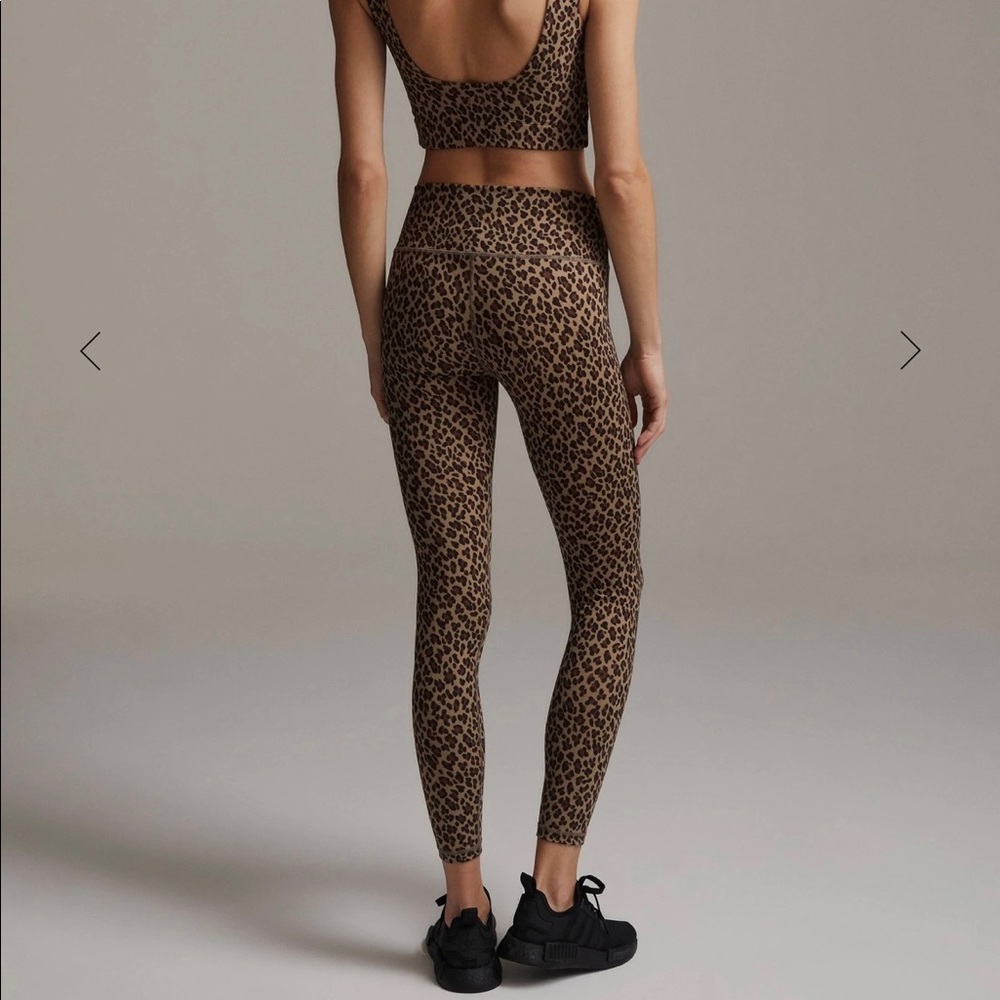 Varley Century Legging, High Rise 7/8, Coffee Cheetah, S